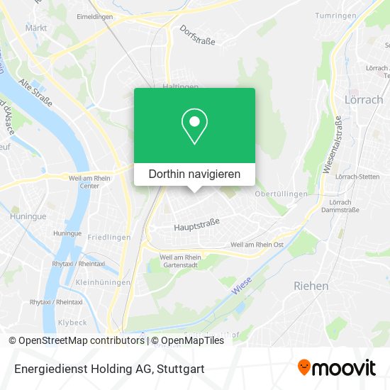 Energiedienst Holding AG Karte
