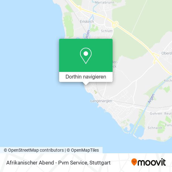 Afrikanischer Abend - Pvm Service Karte