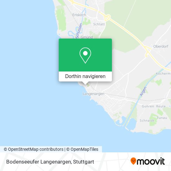 Bodenseeufer Langenargen Karte