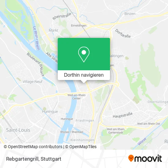 Rebgartengrill Karte