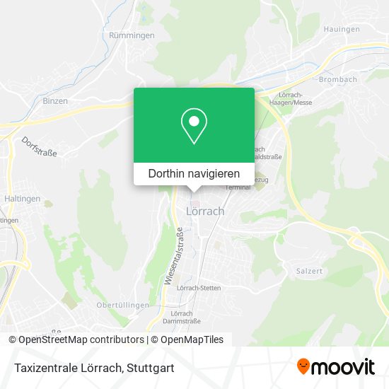 Taxizentrale Lörrach Karte