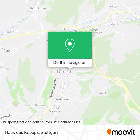 Haus des Kebaps Karte