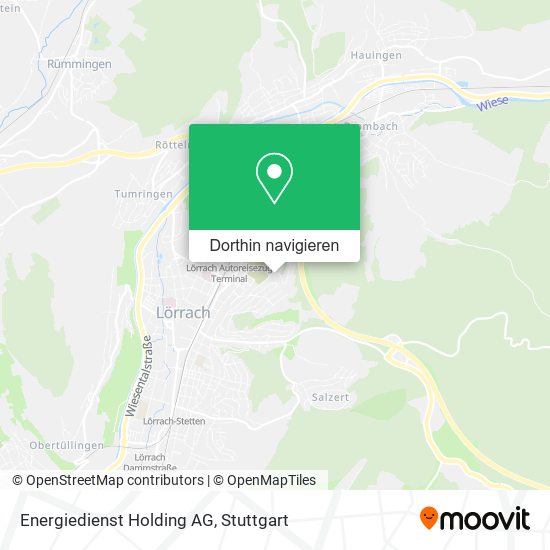 Energiedienst Holding AG Karte