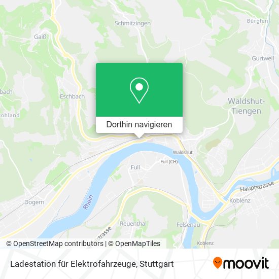 Ladestation für Elektrofahrzeuge Karte