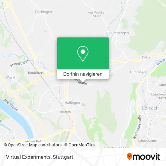 Virtual Experiments Karte