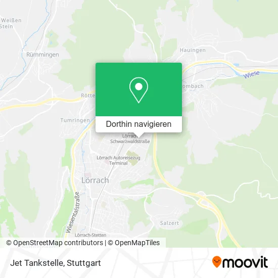 Jet Tankstelle Karte