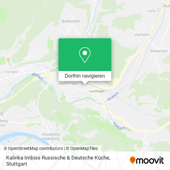 Kalinka Imbiss Russische & Deutsche Küche Karte