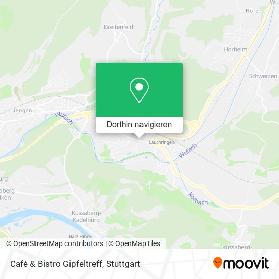 Café & Bistro Gipfeltreff Karte