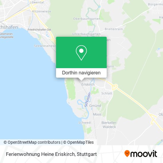 Ferienwohnung Heine Eriskirch Karte