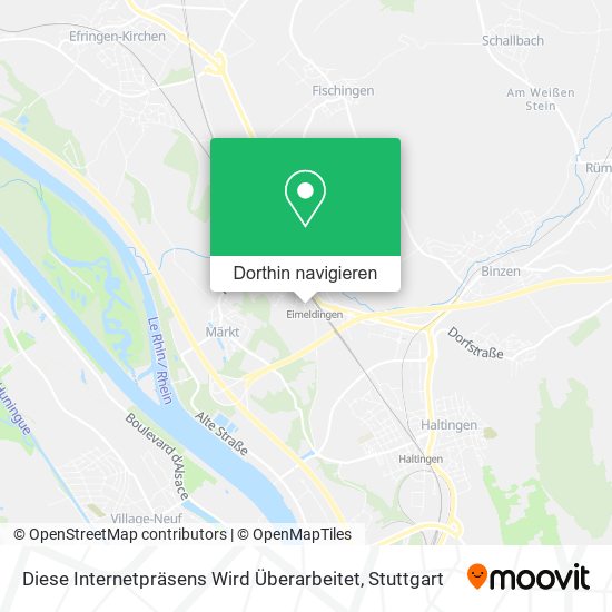 Diese Internetpräsens Wird Überarbeitet Karte