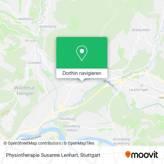 Physiotherapie Susanne Lenhart Karte