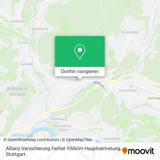 Allianz Versicherung Ferhat Yildirim Hauptvertretung Karte