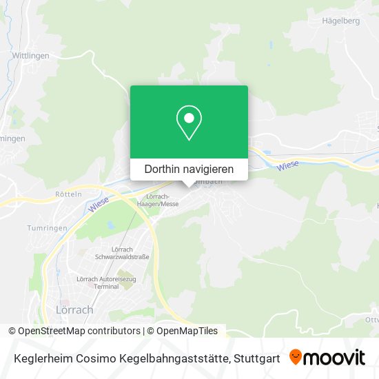 Keglerheim Cosimo Kegelbahngaststätte Karte