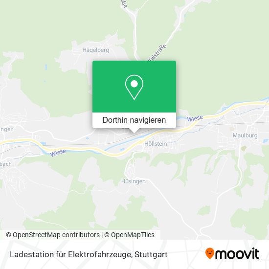 Ladestation für Elektrofahrzeuge Karte