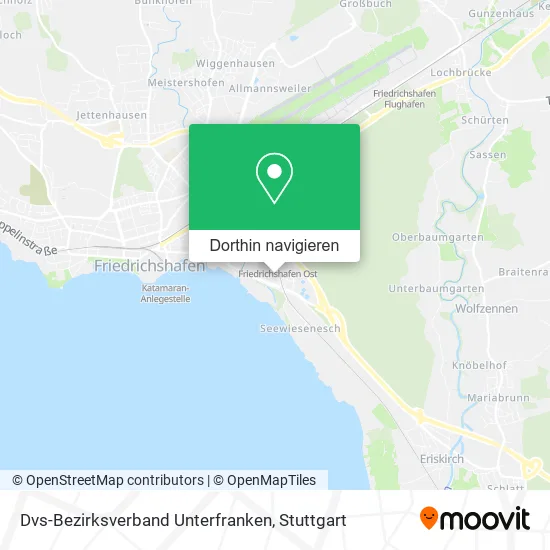 Dvs-Bezirksverband Unterfranken Karte