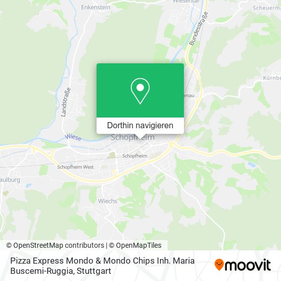 Pizza Express Mondo & Mondo Chips Inh. Maria Buscemi-Ruggia Karte