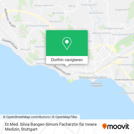 Dr.Med. Silvia Bangen-Simoni Fachärztin für Innere Medizin Karte