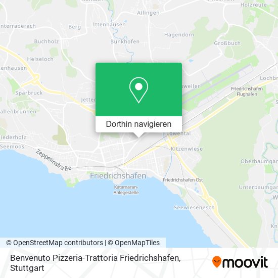 Benvenuto Pizzeria-Trattoria Friedrichshafen Karte