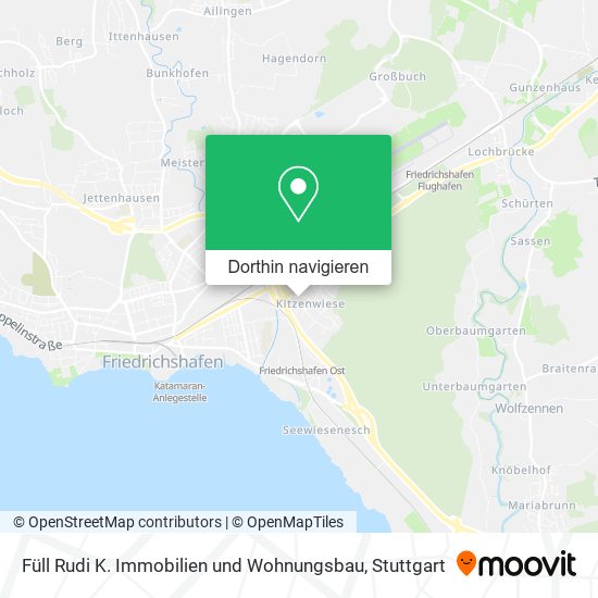 Füll Rudi K. Immobilien und Wohnungsbau Karte