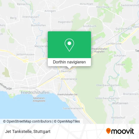 Jet Tankstelle Karte