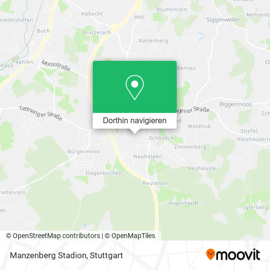 Manzenberg Stadion Karte