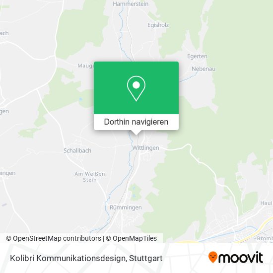 Kolibri Kommunikationsdesign Karte
