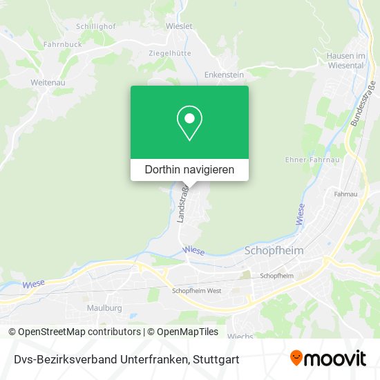 Dvs-Bezirksverband Unterfranken Karte