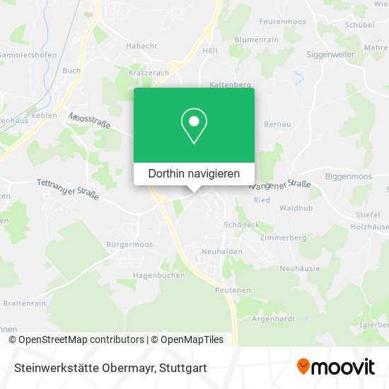 Steinwerkstätte Obermayr Karte