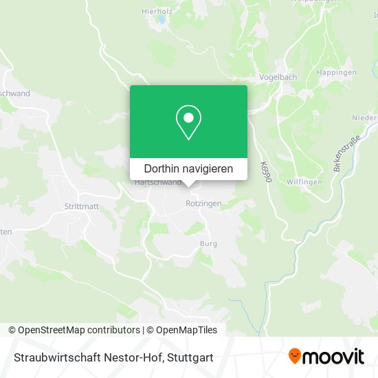 Straubwirtschaft Nestor-Hof Karte