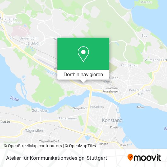 Atelier für Kommunikationsdesign Karte