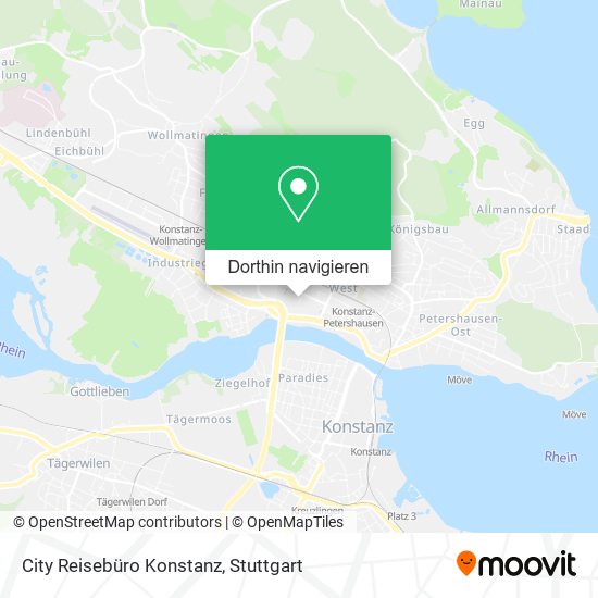 City Reisebüro Konstanz Karte