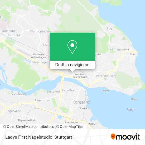 Ladys First Nagelstudio Karte