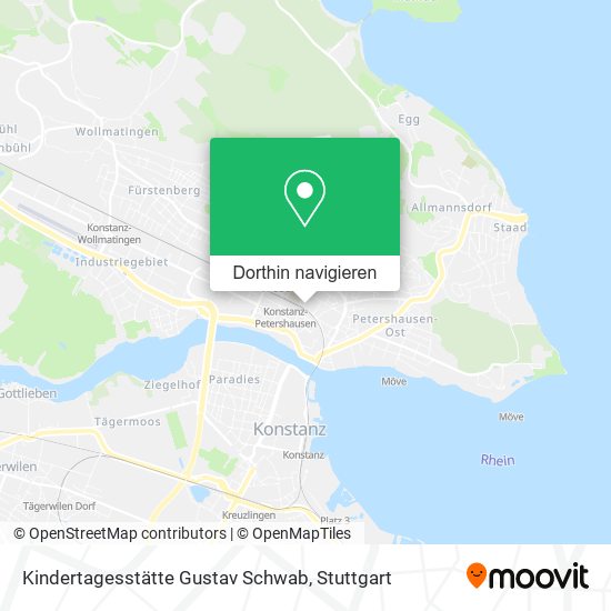 Kindertagesstätte Gustav Schwab Karte