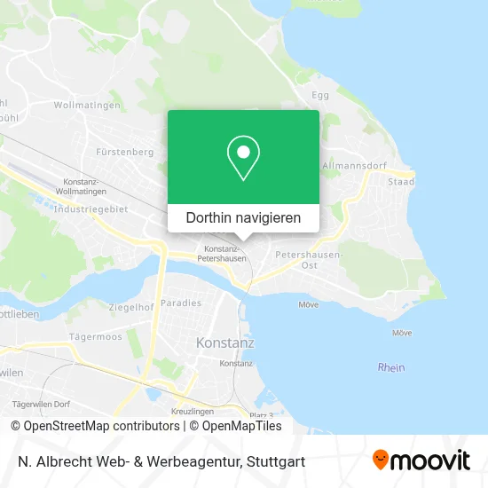 N. Albrecht Web- & Werbeagentur Karte