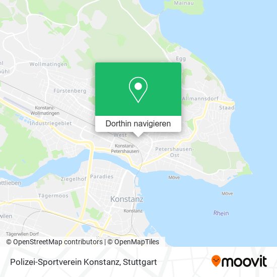 Polizei-Sportverein Konstanz Karte