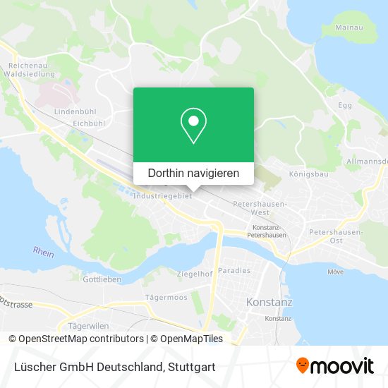 Lüscher GmbH Deutschland Karte