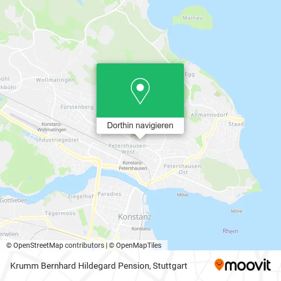 Krumm Bernhard Hildegard Pension Karte