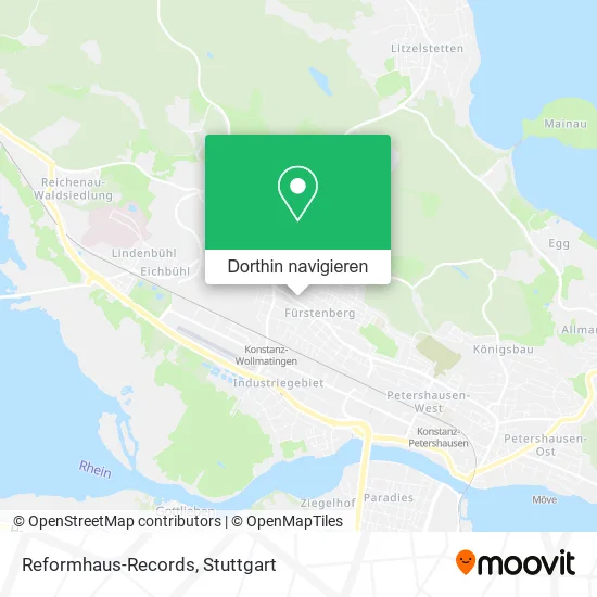 Reformhaus-Records Karte