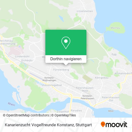 Kanarienzucht Vogelfreunde Konstanz Karte