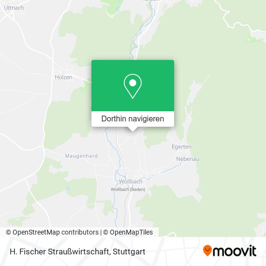 H. Fischer Straußwirtschaft Karte