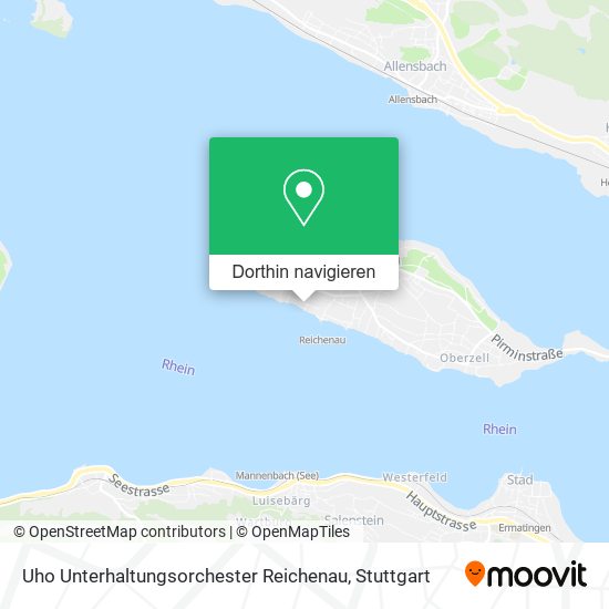 Uho Unterhaltungsorchester Reichenau Karte