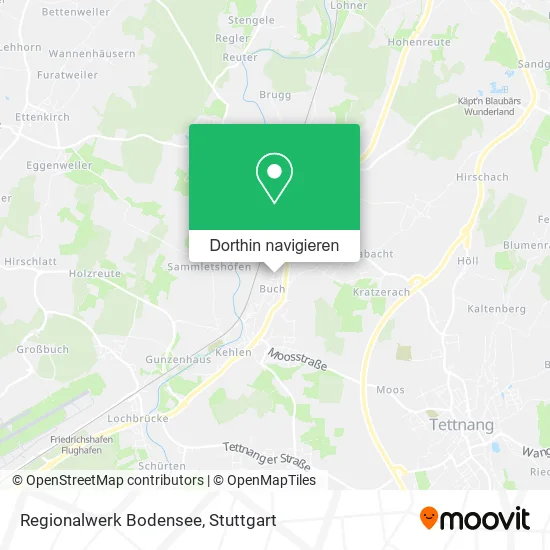 Regionalwerk Bodensee Karte