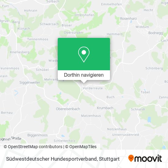 Südwestdeutscher Hundesportverband Karte