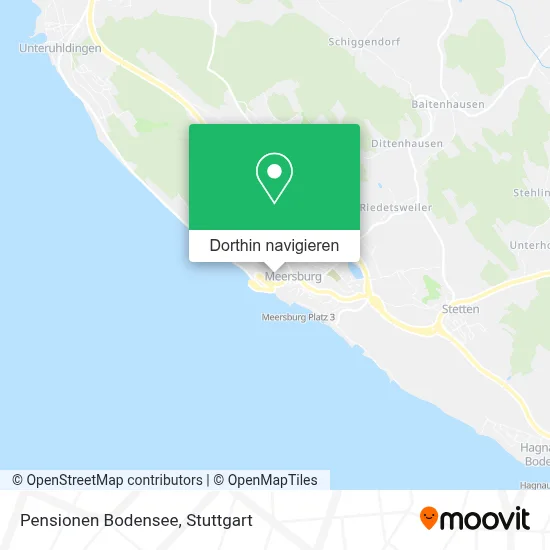 Pensionen Bodensee Karte