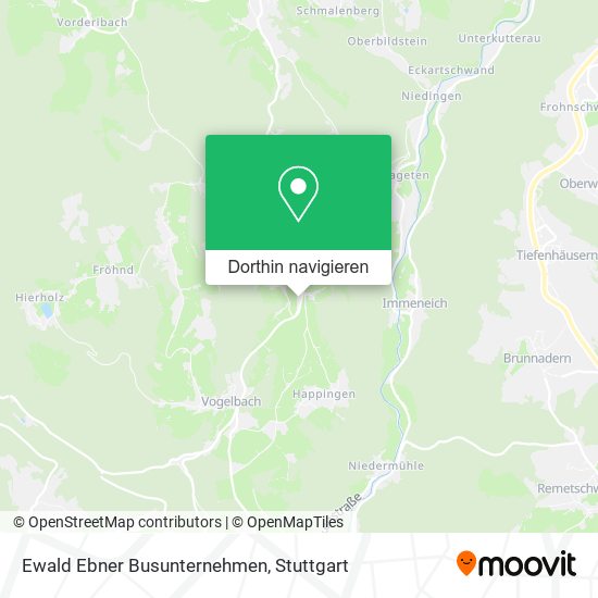 Ewald Ebner Busunternehmen Karte
