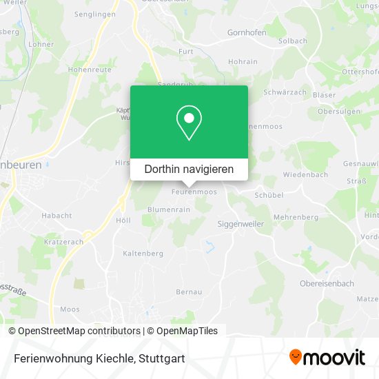 Ferienwohnung Kiechle Karte