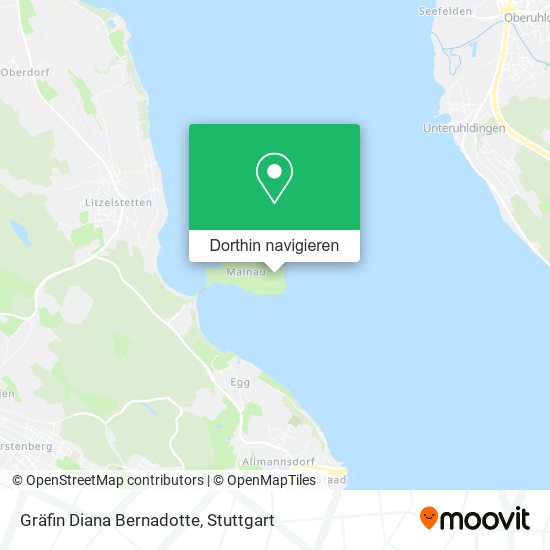 Gräfin Diana Bernadotte Karte