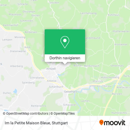 Im la Petite Maison Bleue Karte