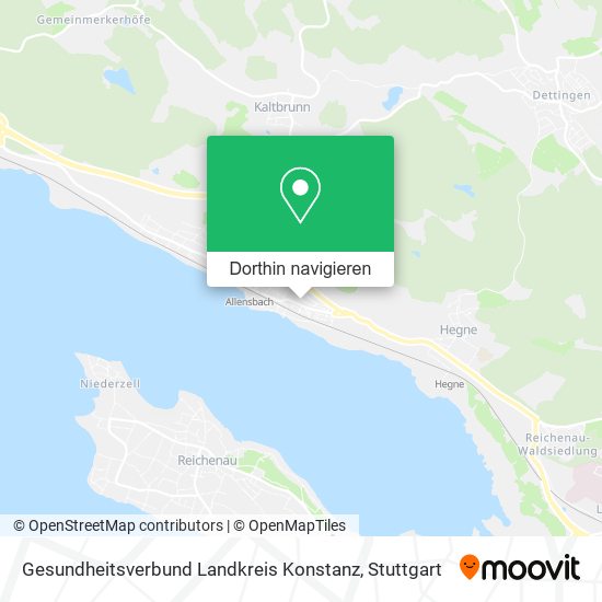 Gesundheitsverbund Landkreis Konstanz Karte