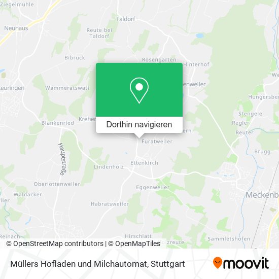 Müllers Hofladen und Milchautomat Karte